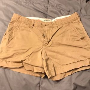 khaki shorts